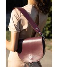 Жіноча шкіряна сумка Ruby L бордова краст картинка, зображення, фото