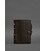 Шкіряний блокнот з датованим блоком (Софт-бук) 9.1 темно-коричневий картинка, зображення, фото