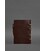 Кожаный блокнот с датированным блоком (Софт-бук) 9.1 бордовый картинка, изображение, фото