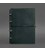 Кожаный блокнот А4 на кольцах (софт-бук) 9.0 в мягкой обложке зеленый Crazy Horse картинка, изображение, фото