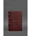 Шкіряний блокнот А4 на кільцях (Софт-бук) 9.0 в м'якій обкладинці бордовий Краст картинка, зображення, фото