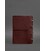 Шкіряний блокнот А4 на кільцях (Софт-бук) 9.0 в м'якій обкладинці бордовий Краст картинка, зображення, фото