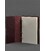Шкіряний блокнот А4 на кільцях (Софт-бук) 9.0 в м'якій обкладинці бордовий Crazy Horse картинка, зображення, фото