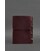 Кожаный блокнот А4 на кольцах (софт-бук) 9.0 в мягкой обложке бордовый Crazy Horse картинка, изображение, фото
