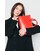 Женская кожаная сумка Fancy красная картинка, изображение, фото
