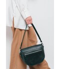Женская кожаная сумка Ruby L зеленая винтажная картинка, изображение, фото
