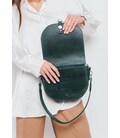 Жіноча шкіряна сумка Ruby L зелена вінтажна картинка, зображення, фото
