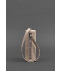 Жіноча шкіряна жіноча ключниця 3.0 Тубус світло-бежева краст картинка, зображення, фото