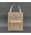 Шкіряна жіноча сумка шоппер Бетсі з кишенею світло-бежева Краст картинка, зображення, фото
