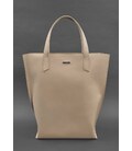 Кожаная женская сумка шоппер D.D. светло-бежевая краст картинка, изображение, фото