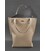 Кожаная женская сумка шоппер D.D. светло-бежевая краст картинка, изображение, фото