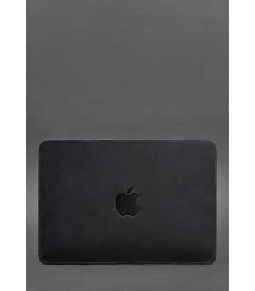 Чехол из натуральной кожи для MacBook 13 дюйм Синий Crazy Horse картинка, изображение, фото