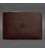 Чохол із натуральної шкіри для MacBook 13 дюйм Бордовий картинка, зображення, фото