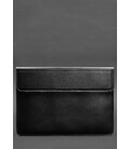 Шкіряний чохол-конверт на магнітах для MacBook 15-16 дюйм Чорний картинка, зображення, фото