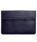 Кожаный чехол-конверт на магнитах для MacBook 15-16 дюйм Темно-синий картинка, изображение, фото