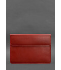 Шкіряний чохол-конверт на магнітах для MacBook 13 Червоний картинка, зображення, фото