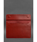 Шкіряний чохол-конверт на магнітах для MacBook 13 Червоний картинка, зображення, фото