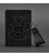 Подарунковий набір шкіряних аксесуарів з українською символікою чорний картинка, зображення, фото