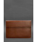 Кожаный чехол-конверт на магнитах для MacBook 14 Светло-коричневый картинка, изображение, фото