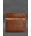 Кожаный чехол-конверт на магнитах для MacBook 14 Светло-коричневый картинка, изображение, фото