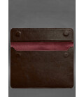 Кожаный чехол-конверт на магнитах для MacBook 15 дюйм Бордовый картинка, изображение, фото