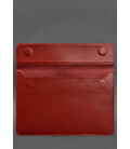 Кожаный чехол-конверт на магнитах для MacBook 15 дюйм Красный картинка, изображение, фото