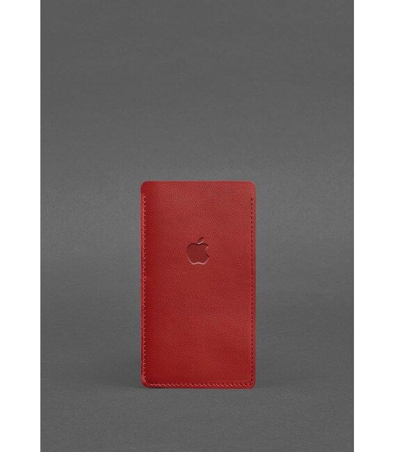 Шкіряний чохол для iPhone 11 Червоний картинка, зображення, фото