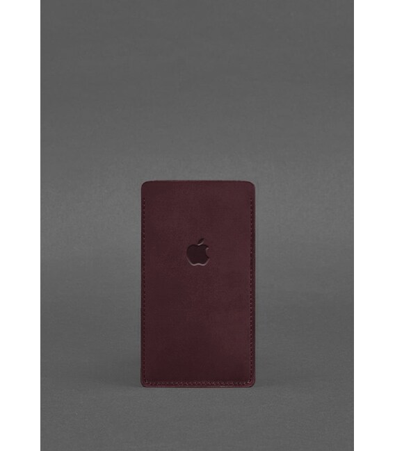 Шкіряний чохол для iPhone 11 Бордовий Crazy Horse картинка, зображення, фото