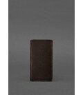 Кожаный чехол для iPhone 12 Темно-коричневый Краст картинка, изображение, фото