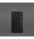Шкіряний чохол для iPhone 12 Чорний Краст картинка, зображення, фото
