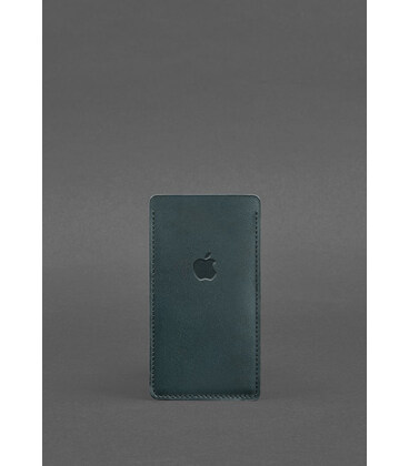 Кожаный чехол для iPhone 12 Зеленый Краст картинка, изображение, фото