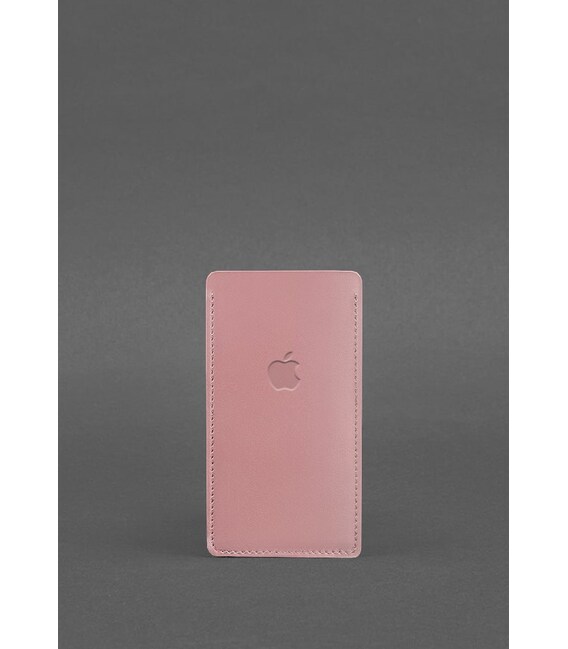 Кожаный чехол для iPhone 12 Розовый фото, картинка, изображение