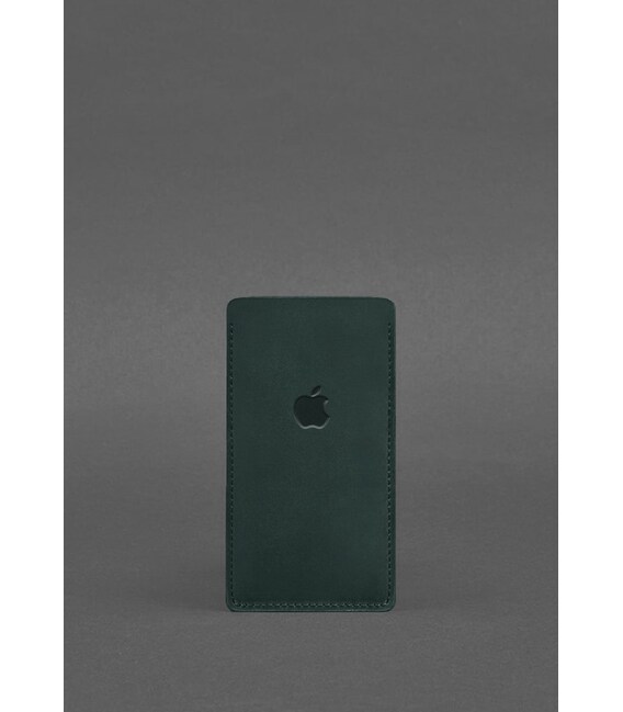 Шкіряний чохол для iPhone 13 Зелений Crazy Horse картинка, зображення, фото