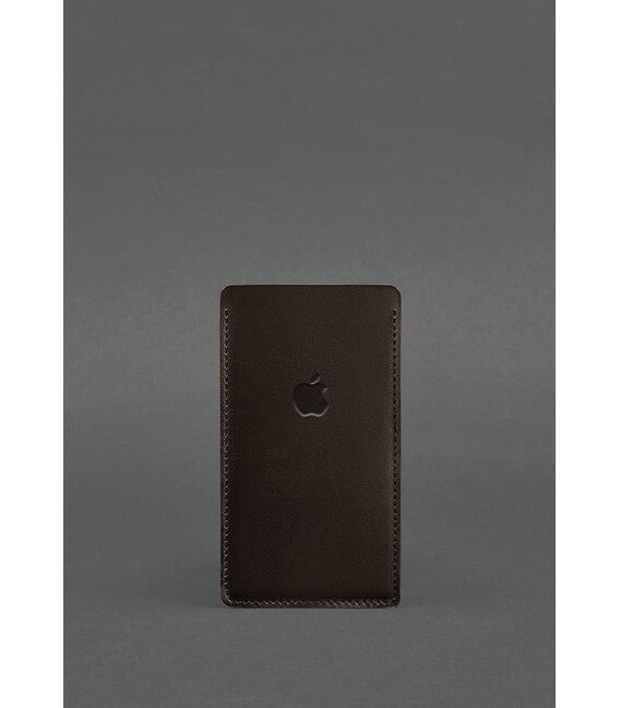 Шкіряний чохол для iPhone 11 Темно-коричневий Краст картинка, зображення, фото