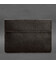 Кожаный чехол-конверт на магнитах для MacBook 13 Темно-коричневый фото, картинка, изображение