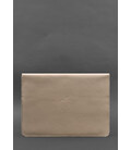 Кожаный чехол-конверт на магнитах для MacBook 13 Светло-бежевый картинка, изображение, фото