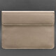 Шкіряний чохол-конверт на магнітах для MacBook 15 дюйм Світло-бежевий картинка, зображення, фото