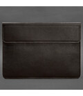Кожаный чехол-конверт на магнитах для MacBook 15 дюйм Темно-коричневый краст картинка, изображение, фото