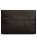Кожаный чехол-конверт на магнитах для MacBook 15 дюйм Темно-коричневый краст картинка, изображение, фото