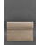 Шкіряний чохол-конверт на магнітах для MacBook 14 Світло-бежевий картинка, зображення, фото