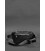 Шкіряна поясна сумка-бананка Трапеція чорна картинка, зображення, фото