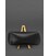 Кожаный чехол для очков с клапаном на магните Черный Краст картинка, изображение, фото