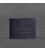 Шкіряна обкладинка для посвідчення учасника бойових дій (УБД) темно-синя картинка, зображення, фото