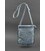 Кожаная женская сумка с бахромой мини-кроссбоди Fleco голубая картинка, изображение, фото
