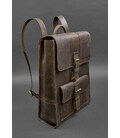 Шкіряний рюкзак Brit темно-коричневий Crazy Horse картинка, зображення, фото