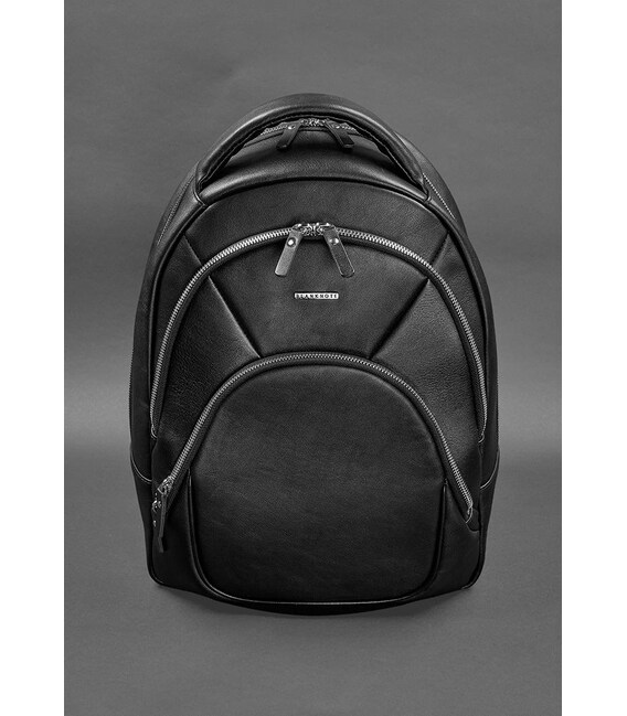 Кожаный рюкзак черный краст фото, картинка, изображение