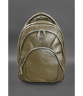 Кожаный рюкзак оливковый краст картинка, изображение, фото