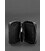 Кожаный дорожный органайзер для проводов, косметичка-несессер 7.0 черный краст картинка, изображение, фото