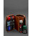 Шкіряний дорожній органайзер для проводів, косметичка-несесер 7.0 світло-коричневий краст картинка, зображення, фото