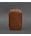 Шкіряний дорожній органайзер для проводів, косметичка-несесер 7.0 світло-коричневий краст картинка, зображення, фото